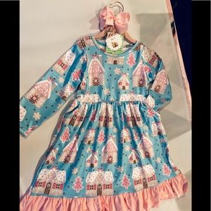 Gingerbread House Dress in Pastel Colors 40% OFF!